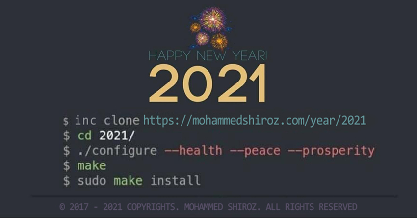 Happy New Year 2021