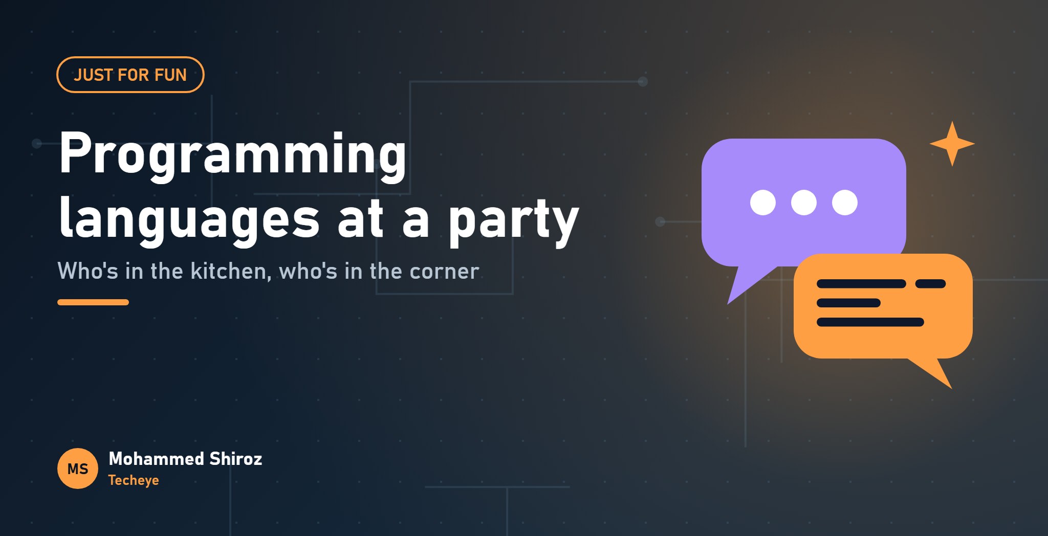 If Programming Languages Were People at a Party