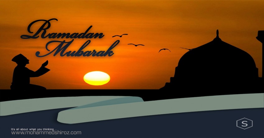 Happy Ramadan Mubarak to all