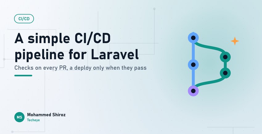 CI/CD Explained With a Simple Laravel Pipeline on GitHub Actions