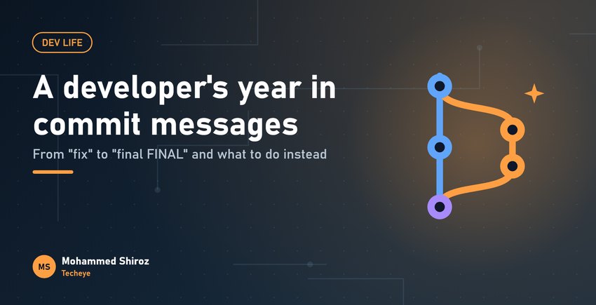 A Developer's Year in Commit Messages (From "feat" to ".")