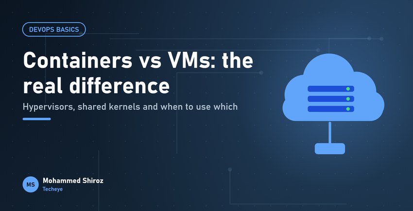 Containers vs Virtual Machines: What's Actually Different Under the Hood
