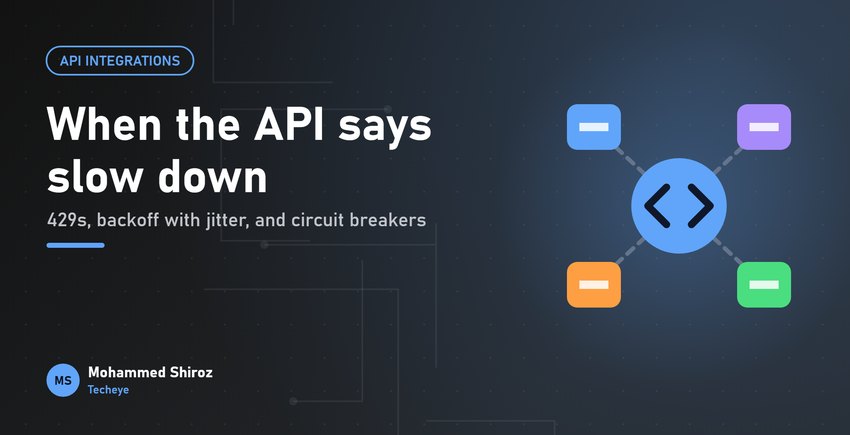 Rate Limits, Quotas and Backoff: Calling Third-Party APIs Without Getting Blocked