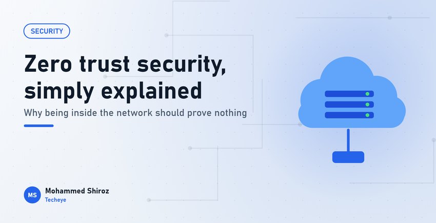 Zero Trust Security Explained Simply: Why "Inside the Network" Means Nothing